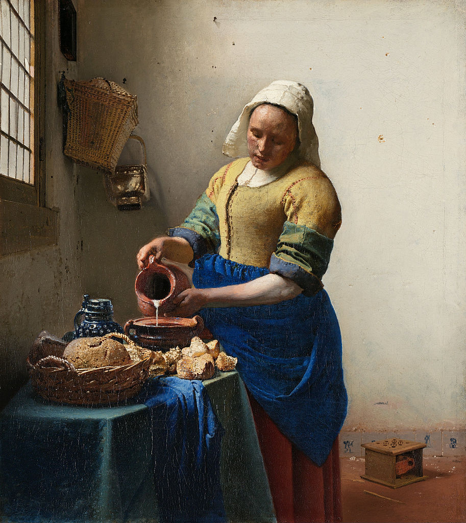 The Milkmaid c. 1657-1658. Courtesy Rijksmuseum Amsterdam
