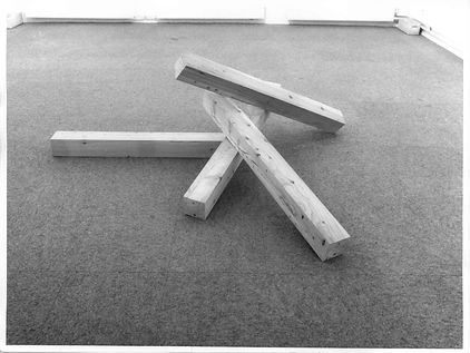 Toevallige stapeling 1975. Courtesy herman de vries and Van Abbemuseum Eindhoven